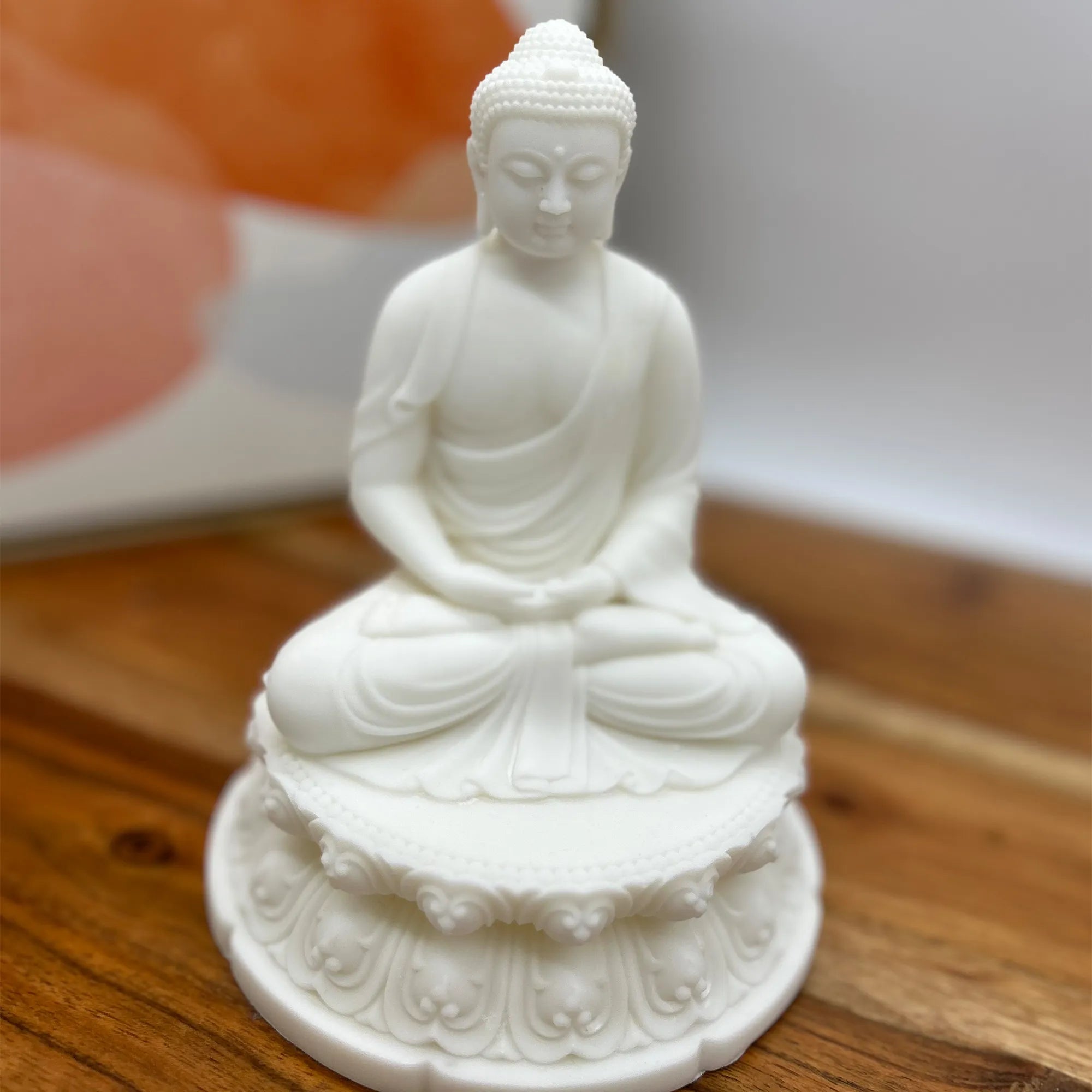 White Buddha Statue - 8 Inch