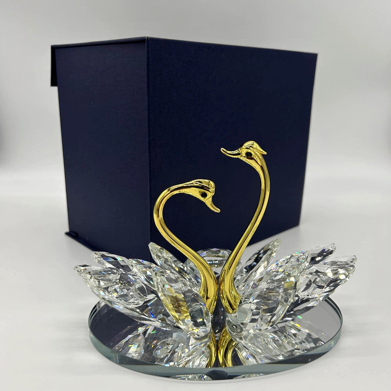 Crystal Swan Figurine Christmas Gift Ideas