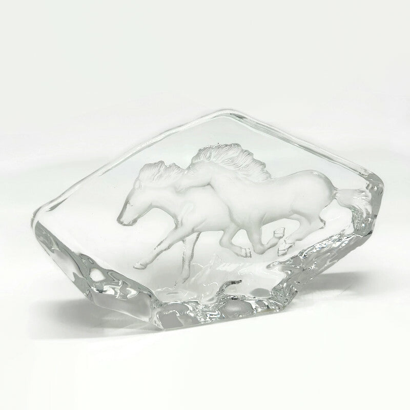 Crystal Horse Figurine Sculpture