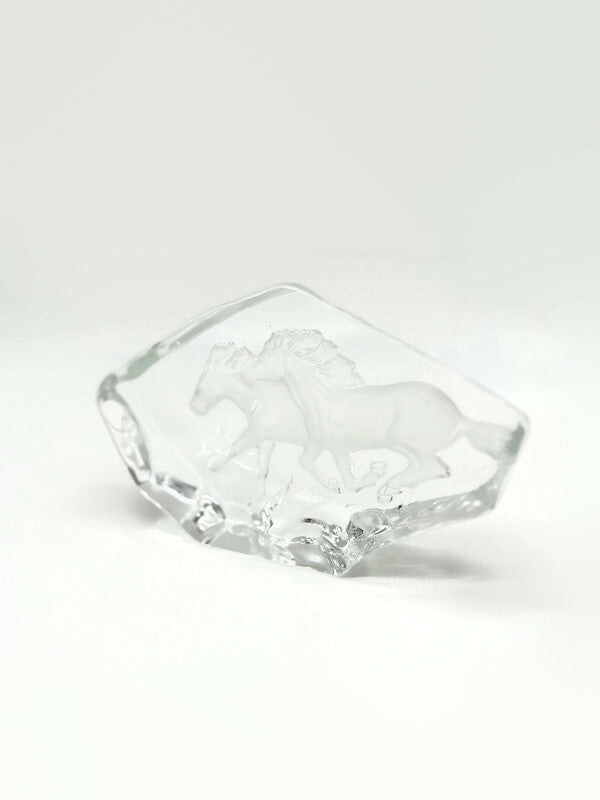 Crystal Horse Figurine Sculpture