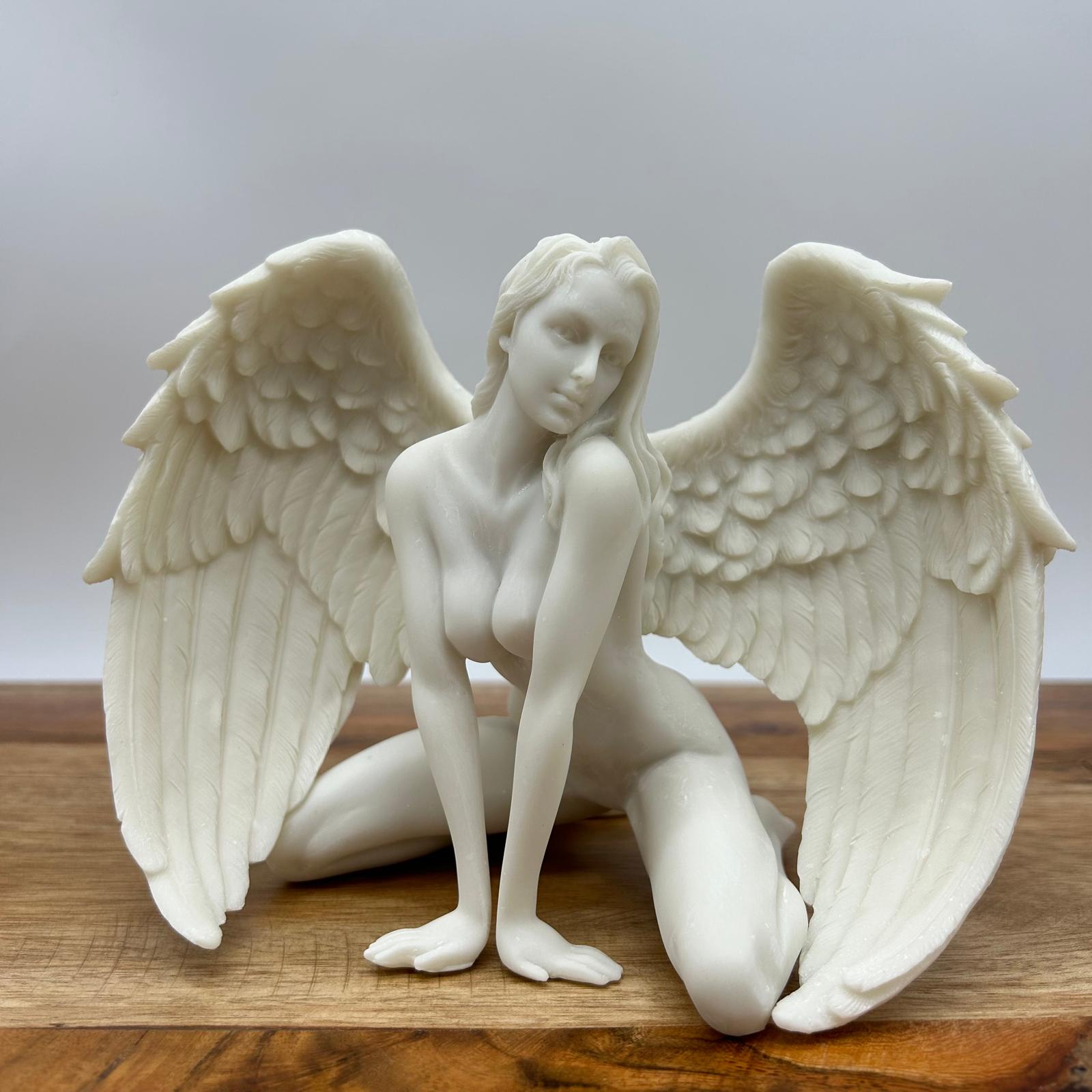 Angel Naked Female with Wings Statue