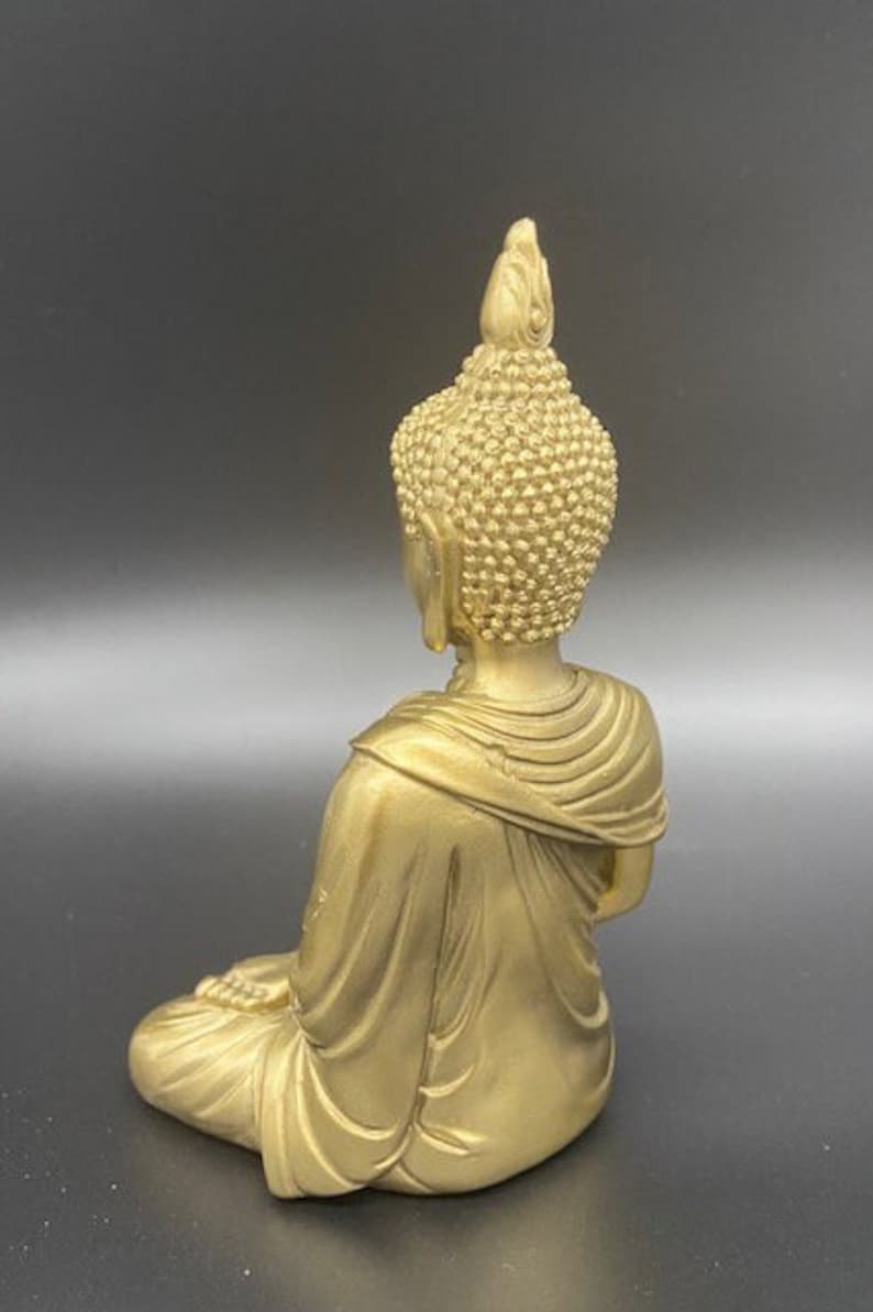 Buddha Statue Golden Statue - 6 Inch