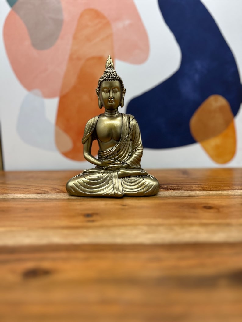 Buddha Statue Golden Statue - 6 Inch