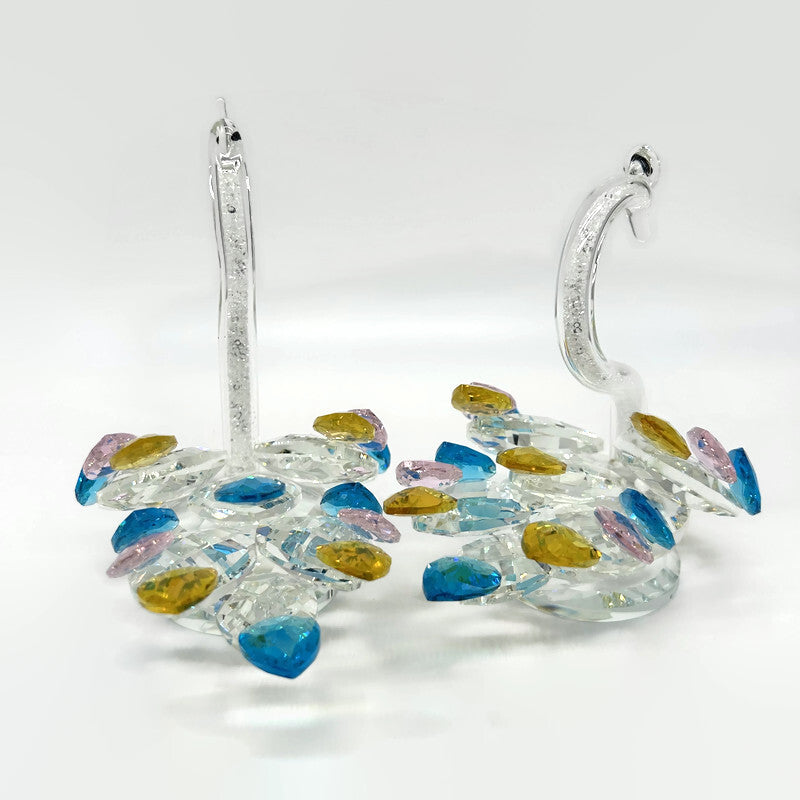 Set of 2 Swans colorful